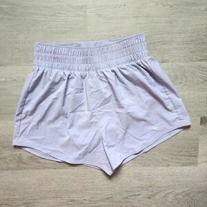 Nike Women's Purple Dri-FIT High-Waisted Athletic Activewear Shorts X-Small XS